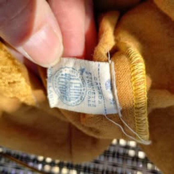 1950's Mustard yellow wool top - Picture 6 of 10